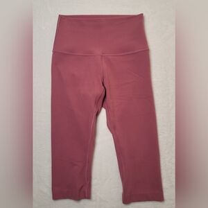 Lululemon Align Crop Size 4 16" Inseam Moss Rose? W6AS8S Legging High Rise Nulu
